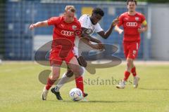 Bayernliga Nord - Saison 2023/24 - FC Ingolstadt 04 II - TSV Abtswind - Fabio Riedl (Nr.24 - FCI)Tuda Jayson weiss Abtswind - XXXXX - Foto: Meyer Jürgen