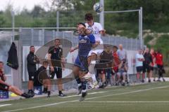 Freundschaftsspiel - Saison 2024/25 - FC Ingolstadt 04 II - TSV Rain/Lech  - Henrik Daut (Nr.22 - FCI U21) - Pollio Giovanni blau Rain/Lech - Foto: Meyer Jürgen