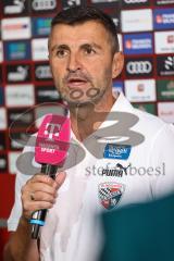 3. Liga; FC Ingolstadt 04 - SSV Jahn Regensburg; InterviewCheftrainer Michael Köllner (FCI)