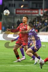 3. Liga; VfL Osnabrück - FC Ingolstadt 04; Zweikampf Kampf um den Ball Marcel Costly (22, FCI) Kammerbauer Patrick (31 VFL) Wiethaup Kevin (19 VFL)