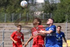 Bayernliga Nord - Saison 2023/2024 - FC Ingolstadt 04 - Würzburger FV 04 - Kreit Casale Leandro Joaquin rot FCI - Zujevic Daniel blau Würzburg - Foto: Meyer Jürgen