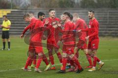 Bayernliga Süd - Saison 2021/2022 - FC Ingolstadt 04 II - TSV 1860 München II - Elfmeter und 1:0 Führungstreffer durch Götzendörfer Mario (#23 FCI) - jubel - Foto: Meyer Jürgen