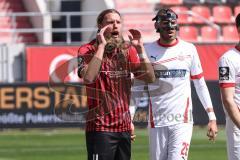 3. Liga - FC Ingolstadt 04 - FSV Zwickau - Anweisungen Schrei Björn Paulsen (4, FCI) Nkansah Steffen (25 Zwickau)