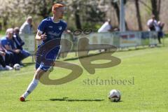 Kreisliga - Saison 2024/25- SV Menning - TSV Ober/Unterhaunstadt-  - Moritz Faigle blau Menning - XXXXX - Foto: Meyer Jürgen