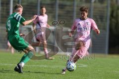 Bezirksliga - Saison 2025/26- TSV Gaimersheim - SVA Palzing - Marcus Keilwerth (Nr.13 - TSV Gaimersheim) - Andre Bauer grün Palzing  - Foto: Meyer Jürgen