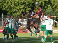 Landesliga - Freundschaftsspiel - Saison 2026/27 - SV Manching - FC Ingolstadt 04 II - Faris Hapi (Nr.4 - FCI II) - Nikolas Lysandrou (Nr.5 - FCI II) - Rainer Meisinger (Nr.8 - SV Manching) - Foto: Meyer Jürgen