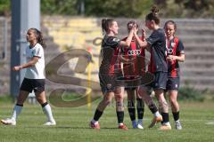 2. Bundesliga Frauen - Saison 2025/26 - FC Ingolstadt 04 Frauen - Borussia Mönchengladbach -  Der 1:0 Führungstreffer durch - Annika Kömm (Nr.25 - FC Ingolstadt Frauen I) - jubel  - XXXXX - Foto: Meyer Jürgen