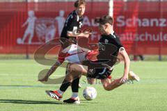 B-Junioren Bundesliga  - Saison 2023/24 - B-Junioren - FC Ingolstadt 04 - FC Bayern München - Petkos Ioannis schwarz FCI - XXXXX - Foto: Meyer Jürgen