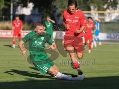 Landesliga - Saison 2026/27 - SV Manching - FC Memmingen II - Dzenis Seferovic (Nr.6 - SV Manching) - Hill Noah rot Memmingen - Foto: Meyer Jürgen