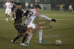 Freundschaftsspiel - Bayernliga Süd - Saison 2022/2023 - FC Ingolstadt 04 - ATSV Erlangen   - Ishak Karaogul (Nr.10 - FCI II) - Görtler Patrick weiss Erlangen - Foto: Meyer Jürgen