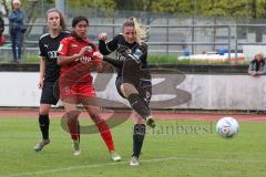 2. Fußball-Liga - Frauen - Saison 2022/2023 - FC Ingolstadt 04 - FFC Turbine Potsdam II - Lisa Ebert (Nr.10 - FCI Frauen) - Hahn Maya #9 Potsdam - Foto: Meyer Jürgen