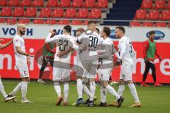 2.BL; 1. FC Heidenheim - FC Ingolstadt 04; Tor Jubel Treffer 1:1 Christian Gebauer (22, FCI) Stefan Kutschke (30, FCI) Marcel Gaus (19, FCI) Dominik Franke (3 FCI) Thomas Keller (27, FCI) Nico Antonitsch (5, FCI) Hans Nunoo Sarpei (18 FCI)