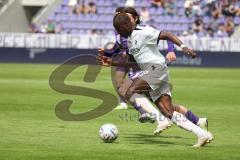 3.Liga - Saison 2022/2023 - Erzgebirge Aue - FC Ingolstadt 04 - Moussa Doumbouya (Nr.27 - FCI) -  - Foto: Meyer Jürgen