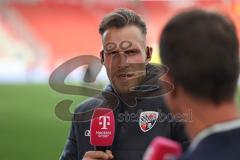 3.Liga - Saison 2022/2023 - FC Ingolstadt 04 -  SV Meppen - Patrick Schmidt (Nr.9 - FCI) - im Interview mit Magenta TV - Foto: Meyer Jürgen