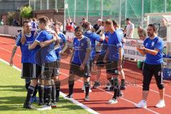 Sparkassenpokal - DJK Ingolstadt - FC Gerolfing - Jubel - DJK Ingolstadt gewinnt den Sparkassenpokal - Foto: Jürgen Meyer