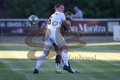 Landesliga - Saison 2026/27 - SV Manching - VFR Neuburg - Daniel Schweiger (Nr.11 - SV Manching) - Wytopil Frederic weiss Neuburg - Foto: Meyer Jürgen