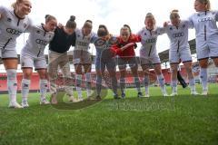 2. Bundesliga Frauen - Saison 2024/25 - FC Ingolstadt 04 Frauen - SV Weinberg -  Die Mannschaft bildet einen Kreis vor dem Spiel -  - XXXXX - Foto: Meyer Jürgen