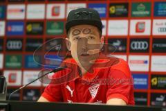 2. Fußball-Liga - Pressekonferenz - Vorstellung Cheftrainer Roberto Pätzold und Manager Profifußball Malte Metzelder - Saison 2021/2022 - FC Ingolstadt 04 - Cheftrainer FCI Roberto Pätzold - Foto: Meyer Jürgen