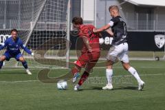 * Testspiel - Saison 2025/26 - FC Ingolstadt 04 - FSV Zwickau - Julian Kügel (Nr.29 - FC Ingolstadt 04) verschiesst aus aussichtsreicher Position - Maximilian Somnitz (Nr.8 - FSV Zwickau) - Torwart Jasper Kühn (Nr.1 - FSV Zwickau) - Foto: Meyer Jürgen