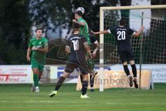 Bezirksliga - Saison 2023/2024 - SV Manching  TSV Rohrbach - Der 1: 0 Führungstreffer durch Maximilian Eberwein (Nr.4 - SV Manching) - jubel - Foto: Meyer Jürgen