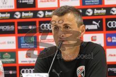 3. Liga; FC Ingolstadt 04 - SV Elversberg; Cheftrainer Michael Köllner (FCI) Pressekonferenz Interview