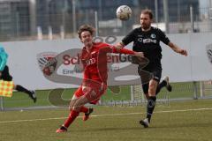 Bayernliga Nord - Saison 2023/24 - FC Ingolstadt 04 II - SC Eltersdorf- Krupa Jeroen (NR.9 - FCI) - Karmann Andre schwarz Eltersdorf - Foto: Meyer Jürgen