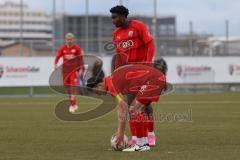 Bayernliga Nord - Saison 2023/24 - FC Ingolstadt 04 II - SC Eltersdorf- Michael Udebuluzor (Nr.11 - FCI) - Fabian Cavadias (Nr.16 - FCI) beim Freistoss - Foto: Meyer Jürgen