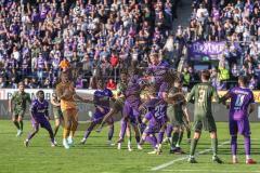 3. Liga; VfL Osnabrück - FC Ingolstadt 04; Letzter Eckball., Torchance verpasst Torwart Boevink Pelle (26 FCI) mit dabei Ryan Malone (16, FCI) Elias Decker (3, FCI) Gustav Christensen (24, FCI)