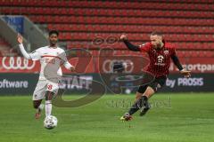 3. Liga - FC Ingolstadt 04 - Türkgücü München - Barry Boubacar (18 Türkgücü) Fatih Kaya (9, FCI)