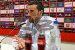 2. Fußball-Liga - Pressekonferenz - Vorstellung Cheftrainer Roberto Pätzold und Manager Profifußball Malte Metzelder - Saison 2021/2022 - FC Ingolstadt 04 - Manager Profifußball FCI Malte Metzelder - Foto: Meyer Jürgen