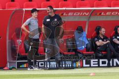 2.BL; FC Ingolstadt 04 - 1. FC Heidenheim; Cheftrainer Roberto Pätzold (FCI) und Cheftrainer Frank Schmidt (FCH)