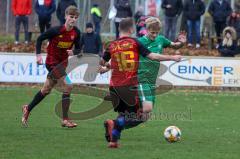 BZL - Oberbayern Nord - SV Manching - SV Kasing -  Rainer Meisinger (#19 Manching) - Müller Nikita rot Kasing - Foto: Jürgen Meyer