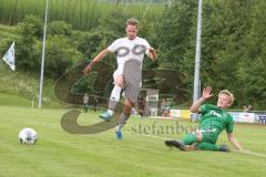 BZL Oberbayern Nord - Testspiel - TSV Aiglsbach - SV Manching - Rainer Meisinger grün Manching - Foto: Jürgen Meyer
