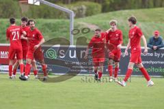Kreisliga - Saison 2025/26- SV Zuchering - FC Mindelstetten - Der 1:1 Ausgleichstreffer durch Nico Ziegler rot Zuchering - jubel -  - Foto: Meyer Jürgen