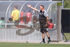 3. Liga; Testspiel; FC Ingolstadt 04 - FC Heidenheim; Cheftrainer Frank Schmidt (FCH)