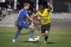 A-Klasse -  Saison 2026/27 - TSV Pförring - FC Wackerstein/Dünzing - Jonas Lechner gelb Wackerstein/Dünzing - Daniel Finkenzeller blau Pförring - Foto: Meyer Jürgen