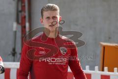 2.BL; Karlsruher SC - FC Ingolstadt 04; vor dem Spiel Torwart Robert Jendrusch (1, FCI)