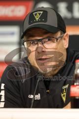 3. Liga; Alemannia Aachen - FC Ingolstadt 04; Interview Pressekonferenz Cheftrainer Muzzicato Benedetto (AA)