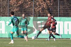 3. Liga; Testspiel; SpVgg Greuther Fürth - FC Ingolstadt 04 - Lukas Fröde (34, FCI) Yannick Deichmann (20, FCI) Calhanoglu Kerim (21 SpVgg) Srbeny Dennis (7 SpVgg)