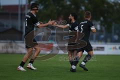 Bezirksliga - Saison 2025/26- TSV Gaimersheim - ASV Dachau - Der 1:2 Anschlusstreffer durch Hakan Düzgün (Nr.25 - TSV Gaimersheim) - jubel - Philipp Stipic (Nr.6 - TSV Gaimersheim) - Foto: Meyer Jürgen
