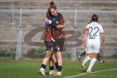 2. Bundesliga Frauen - Saison 2026/27  - FC Ingolstadt 04 Frauen - VFL Bochum -  Der 1:0 Führungstreffer durch - Stefanie Reischmann (Nr.24 - FCI Frauen) - jubel -  Emma Kusch (Nr.9 - FCI Frauen)- Foto: Meyer Jürgen