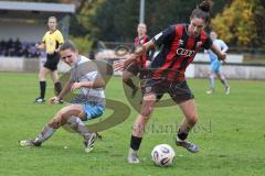 *** 2. Bundesliga Frauen - Saison 2025/26 - FC Ingolstadt 04 Frauen - VFL Bochum - Emma Kusch (Nr.9 - FC Ingolstadt Frauen I) - Joester Emely blau Bochum - Foto: Meyer Jürgen