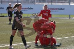 2. Frauen-Bundesliga Süd - Saison 2020/2021 - FC Ingolstadt 04 - FC Würzburger Kickers - Der 3:0 Führungstreffer durch Maier Ramona rot FCI - jubel  - Foto: Meyer Jürgen