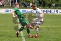 Landesliga - Saison 2024/25 - SV Manching - FC Kempten - Rainer Meisinger (Nr.8 - SV Manching) - Wilke Thilo weiss Kempten  - Foto: Meyer Jürgen