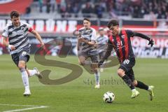 3. Liga; FC Ingolstadt 04 - SV Sandhausen; Deniz Zeitler (38, FCI) Lewald Jakob (14 SVS)