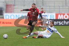 3. Liga - FC Ingolstadt 04 - Waldhof Mannheim - Fatih Kaya (9, FCI) Just Jan (22 Mannheim)