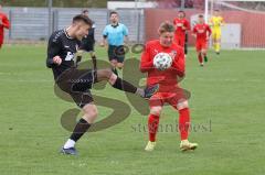 Bayernliga Süd - Saison 2021/2022 - FC Ingolstadt 04 II - TürkAugsburg - Meikis Fabio (#19 FCI) rot - Rocco Tavra
 schwarz Augsburg - Foto: Meyer Jürgen