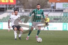 3. Liga - VfB Lübeck - FC Ingolstadt 04 - Robin Krauße (23, FCI) Zehir Ersin (15 Lübeck)