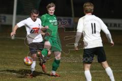 Landesliga - Saison 2024/25 - SV Manching - TSV Wertingen - Max Knöpfle weiss Wertingen - Rainer Meisinger (Nr.8 - SV Manching) - Foto: Meyer Jürgen