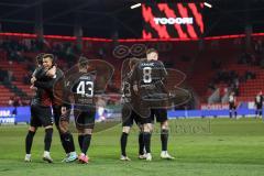 3. Liga; FC Ingolstadt 04 - Erzgebirge Aue; Tor Jubel Treffer Pascal Testroet (37, FCI) 1:0 Marcel Costly (22, FCI) Felix Keidel (43, FCI) Moritz Seiffert (23, FCI) Benjamin Kanuric (8, FCI)